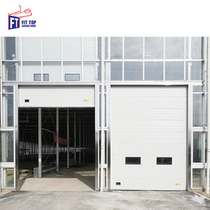 <span class=keywords><strong>Porte</strong></span> élévatrice de design industriel <span class=keywords><strong>Porte</strong></span> de <span class=keywords><strong>garage</strong></span> à grande section avec isolation thermique pour usines, garages, portes industrielles finies - Product Image 3
