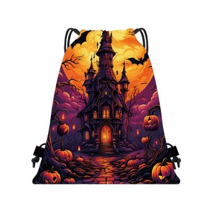 Wholesale New Water Resistant <b>Drawstring</b> <b>Bag</b> Children Halloween Patterns <b>Drawstring</b> <b>Bag</b> - Product Image 5