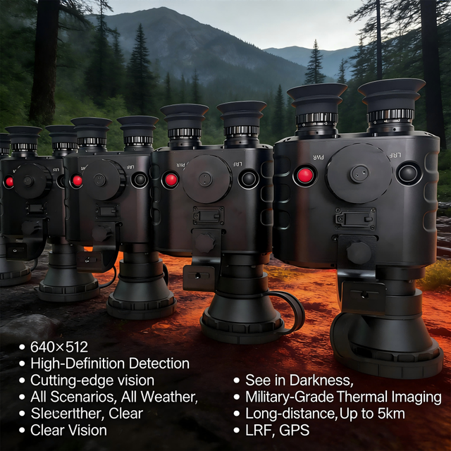 Hand-held Day and Night Digital Binocular Telescope Infrared Night Vision Binoculars for Observing Targets Beyond 5 km