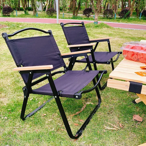 Chaise de plage pliable légère avec logo personnalisé, chaise de camping portable et basse - Product Image 4