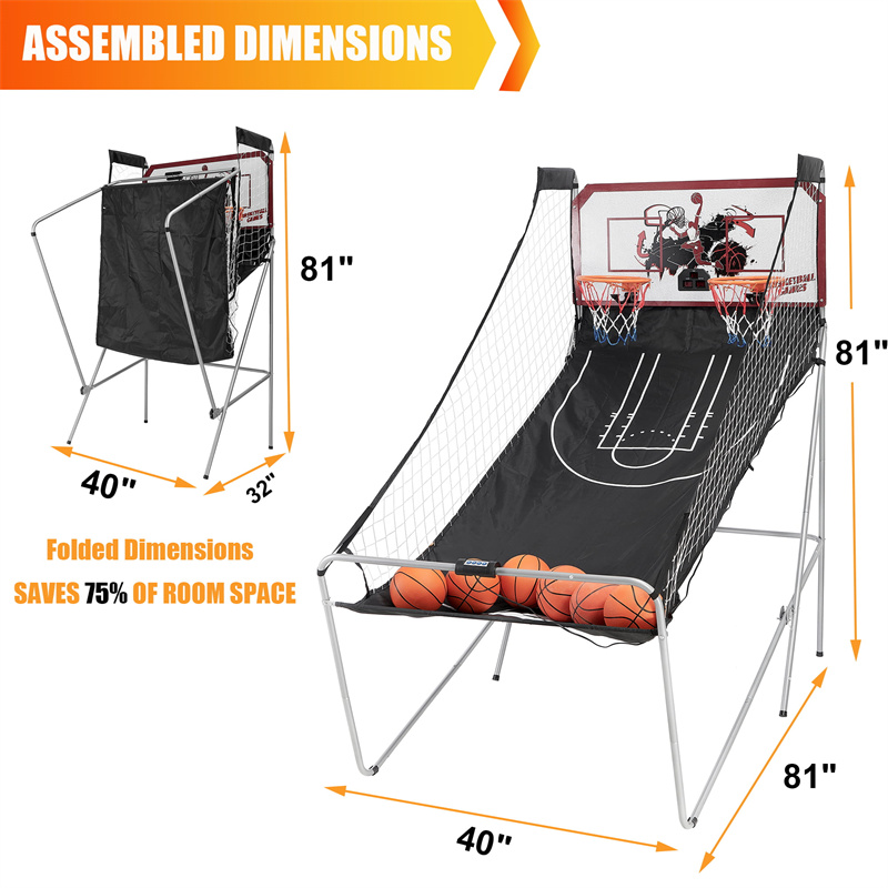 VGEBY Tableau de score numérique portable LED avec télécommande pour