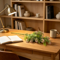 Plante artificielle en forme de branche de baies pour la décoration de mariage printanier, de fête, de vase, de table, d'étagère, de cheminée, de maison de campagne, de bureau, fournitures florales