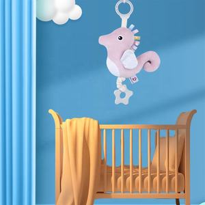 Yeni tasarlanmış yüksek kaliteli bebek beşik asılı titreşimli oyuncak sevimli horse tı yatak asılı oyuncak çok fonksiyonlu bebek diş çıkarma oyuncak - Product Image 3