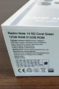 Redmi <span class=keywords><strong>Note</strong></span> 14 5G Versione Globale <span class=keywords><strong>8</strong></span>+256GB Cellulare Originale Ultra 6,67'' Caricabatterie da 45W IP64 - Product Image 2