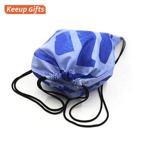 Customized Logo 210D Polyester <b>Drawstring</b> <b>Backpack</b> Marathon Gym Traveling Sports Bags <b>Drawstring</b> Gift <b>Backpack</b> Bag - Product Image 2