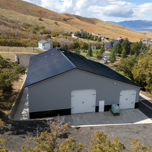 Nhà xưởng kho thép kết cấu khung sắt đỏ, nhà tiền chế kết cấu kim loại thương mại, bộ khung thép chịu lực nặng - Product Image 5