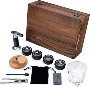 Kit de ahumador de whisky de regalo del Día del Padre personalizado, herramienta de ahumador de madera, Kit de ahumador de bebida antiguo con astillas de madera, encendedor de antorcha - Product Image 2