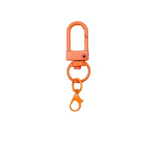 Candy Colored U Shape Hook Keychain Alloy Sweet Style DIY Bag Accessory - Product Image 3