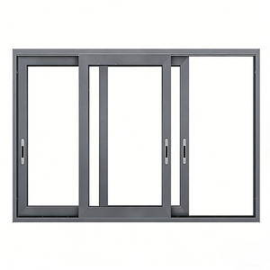 Finestre Scorrevoli in Alluminio Super Isolate con Vetro Triplo a Risparmio Energetico per Aree Residenziali Sensibili al Rumore - Product Image 1