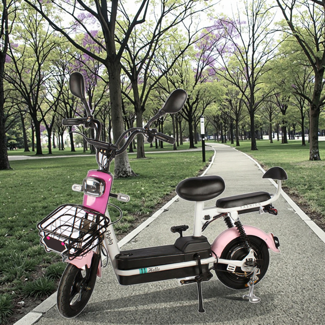 500W Electric Bicycle Manufacturing in Chinese Factory 14-Inch Wheel 3 Speed Electric Bike High Performance 48v 350W City E-Bike