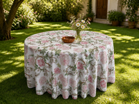 Nappe Flori personnalisée en tissu tissé pour la table à manger, la salle à manger, le restaurant, les banquets de mariage