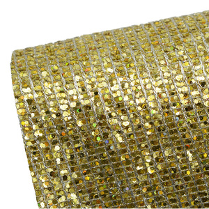 PU cuir chaussure matériel décoratif réticulé paillettes cuir doux tissu tissé canapé sac meubles bagages maison Textile voiture - Product Image 1