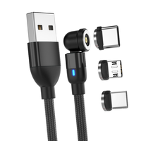 Pour ASPOR AC-27 3.1A 1M câble USB-C tressé vente chaude affichage LED de données de charge rapide pour téléphones mobiles iPhone Android Box