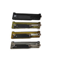 Cuchillo Plegable Profesional para Exteriores, Hoja de Acero D2, Cuchillo de Supervivencia de Bolsillo, Aluminio CNC, para Camping, Caza, EDC