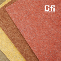 Panel Akustik Polyester Sampel Gratis, Anti Suara, Tahan Api, Panel Akustik PET Felt untuk Dinding dan Plafon