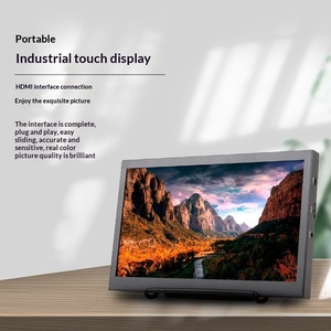 HDR 1280x800 IPS หน้าจอสัมผัสแบบ capacitive 10 "จอภาพ HDMI แบบพกพาสำหรับ4B ราสเบอร์รี่ Pi/3B +/3A +/2B & <span class=keywords><strong>Banana</strong></span> Pi & Win7/8/10/<span class=keywords><strong>11</strong></span> - Product Image 2