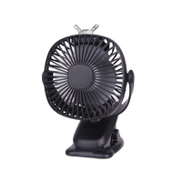 Werkseitig tragbarer Akku-Lüfter mit Clip-On-Mini-Tisch ventilator Persönliche Luftkühlung USB Wiederauf ladbare Kinderwagen-Klemm ventilatoren