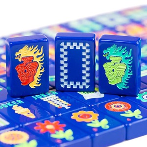 American Luxury Mahjong Tile <b>Set</b> High-End Modern Design 4-Player Entertainment <b>Melamine</b> Material - Product Image 3