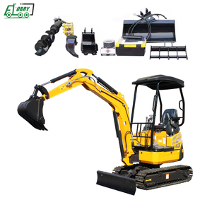 Chinese ELORRY EL10 <b>Mini</b> Excavator 1ton ECE Small Digger Crawler - Product Image 6