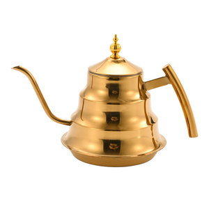 Théière en acier inoxydable avec filtre, bec étroit, grande capacité pour restaurants et hôtels - Product Image 2