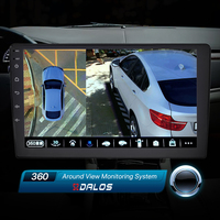SZDALOS 9 pouces 360 système d'aide au stationnement modèle 3D Monition 2 + 32G FM Android autoradio