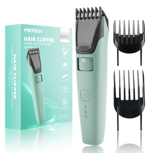 Máy cắt tóc không dây USB, máy cạo râu điện, máy tỉa tóc, có thể sạc lại, lưỡi gốm có thể điều chỉnh, dành cho nam, có thể tùy chỉnh logo - Product Image 1