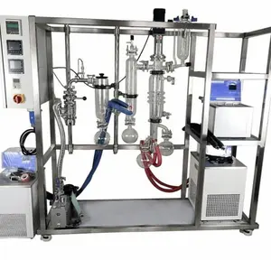 SS316L Continues Working Type For Industrial Short Path Essential Oil Distillation Equipment