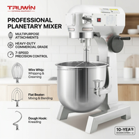 Mélangeur Horizontal Commercial pour Pizza 5L 10L 20L 30L-260L, Machine à Pain Industrielle pour Boulangerie, Mélangeur Alimentaire Planétaire Spirale pour Cuisine Professionnelle