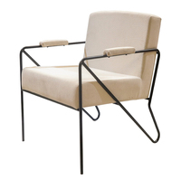 Canapé d'appoint modulaire au design moderne, rembourré, à dossier haut, en tissu velours, pour salon, chambre et hôtel