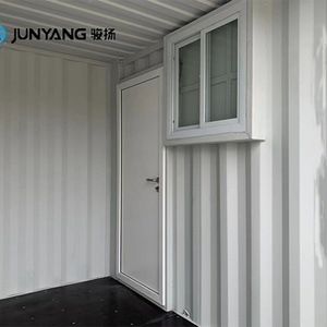 9ft <b>Small</b> Corten Steel <b>Container</b> Home Mini Storage <b>Container</b> with Window and Door for Outdoor Use - Product Image 6