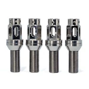 Hỗ trợ sức mạnh GR5 hình nón ghế M14 ô tô hợp kim Titan bánh xe Lug Bolt Nut Stud Kit cho BMW và Audi