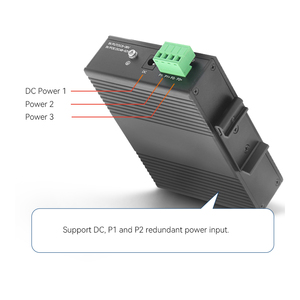 GIANTECH Gigabit - Switch Industrial Empresarial de 5 Puertos 10/100/1000 Megabits, Ethernet, Seguridad, Vigilancia, DIN-Rail, POE - Product Image 2