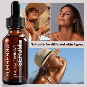 Facial <strong>Tanning</strong> Serum Long Lasting Sunless Tan Bronze Color Tan <strong>Tanning</strong> Drops Natural Looking Self <strong>Tanning</strong> <strong>Face</strong> Serum - Product Image 5