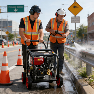Nueva Hidrolavadora de Agua Fría de Alta Presión, 5000 PSI, <span class=keywords><strong>Motor</strong></span> Eléctrico de 5 HP, para la Industria Óptica - Product Image 5