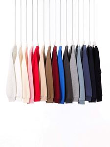 H5490 Wholesale Custom 300 Gsm Cotton Blends Sweatshirts Men Blank <b>Drop</b> Shoulder Sweatshirts - Product Image 2
