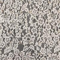 K1179 tissu de dentelle en nylon et coton tissu de dentelle à perles manuelles tissu de dentelle à paillettes