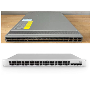 Commutateur réseau d'entreprise géré Gigabit 48 ports N9K-C93180YC-FX avec 6x100G QSFP, PoE, empilable, fonctions QoS et SNMP - Product Image 3