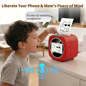 Jumon New Design AI <b>Printer</b> Voice Function Available Wholesale Trending Educational Toy 203DPI Inkless Pocket AI Thermal <b>Printer</b> - Product Image 6