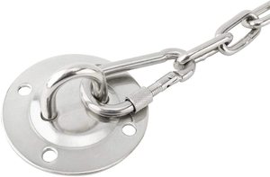 <span class=keywords><strong>Kit</strong></span> <span class=keywords><strong>de</strong></span> <span class=keywords><strong>fixation</strong></span> extérieur en acier moderne et durable <span class=keywords><strong>pour</strong></span> <span class=keywords><strong>hamac</strong></span> et chaise suspendue - Réglable et écologique - Product Image 4