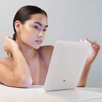 Dispositif de maquillage rechargeable miroir led cosmétique miroir led de bureau pliable pour le maquillage