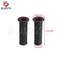 Poignée Vintage Personnalisée en Caoutchouc pour Moto Cruiser Chopper Dirt Street Bike Scooter Enduro, 1 "25mm 28mm
