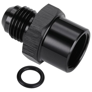 Adaptateur métrique mâle vers femelle, aluminium, AN-6 vers M16x1.5, convertit 37 °   Adaptateur de filetage Flare vers métrique, hydraulique et industriel - Product Image 1