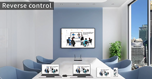 Mélangeur audio-vidéo sans fil BYOM Solutioin à double affichage Récepteur de sortie <span class=keywords><strong>4K</strong></span> avec dongle d'expéditeur pour conférence et éducation - Product Image 4