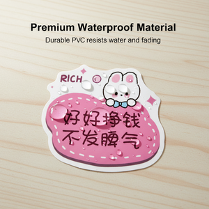 Pegatinas personalizadas con impresión digital, pegatinas con purpurina troqueladas, pegatinas de lujo, pegatinas circulares troqueladas - Product Image 5