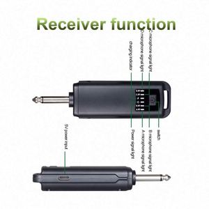 ไมโครโฟนไร้สายแบบไดนามิก UHF รุ่น D100 N24 น้ำหนักเบา พกพาสะดวก 2.4G สำหรับการแสดงกลางแจ้งและคาราโอเกะที่บ้าน - Product Image 3