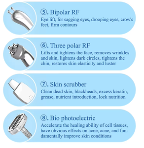 Nouveau Système Facial 8-en-1 Éclat du Visage Antioxydant Aqua Peel Nettoyage et Raffermissement de la Peau Hydro Beauté Hydra Dermabrasion Appareil Facial - Product Image 4