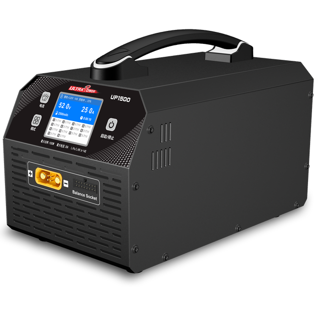 6-14S AC 1500W Charger Single Channel Lipo/LiHV Battery Charger Ultra Power UP1500 for Industrial Agricultural Drone