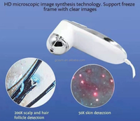 Four Spectrum Scalp Analysis Hair Growth Scalp Analysis Skin Hair Analyzer with 2 Detectors for Beauty Salons