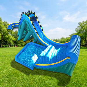 WINSUN Nouveau Grand Parc Aquatique Gonflable Imperméable en PVC pour Intérieur/Extérieur, Toboggan Aquatique, Piscine, Fêtes, Carnavals - Product Image 1