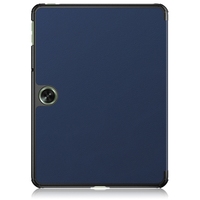 Nouveaux produits en gros pour OnePlus Pad Go / OPPO Pad Air2 / Neo Custer Étui de tablette en cuir intelligent à trois volets de couleur unie